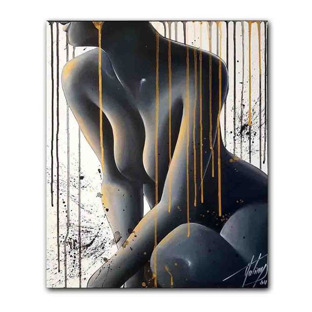 Oil Painting Woman Canvas Painting Home Decoration