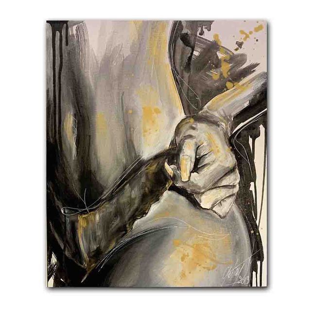 Oil Painting Woman Canvas Painting Home Decoration