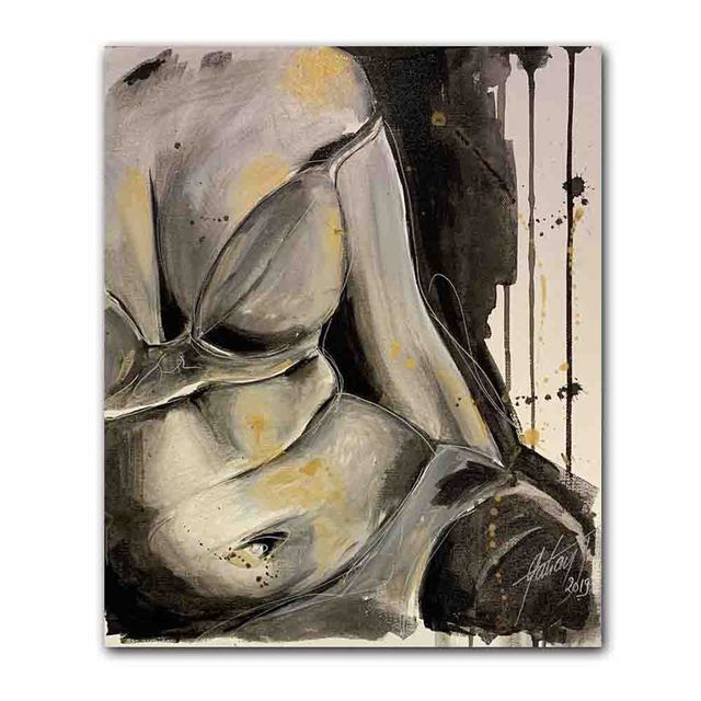Oil Painting Woman Canvas Painting Home Decoration