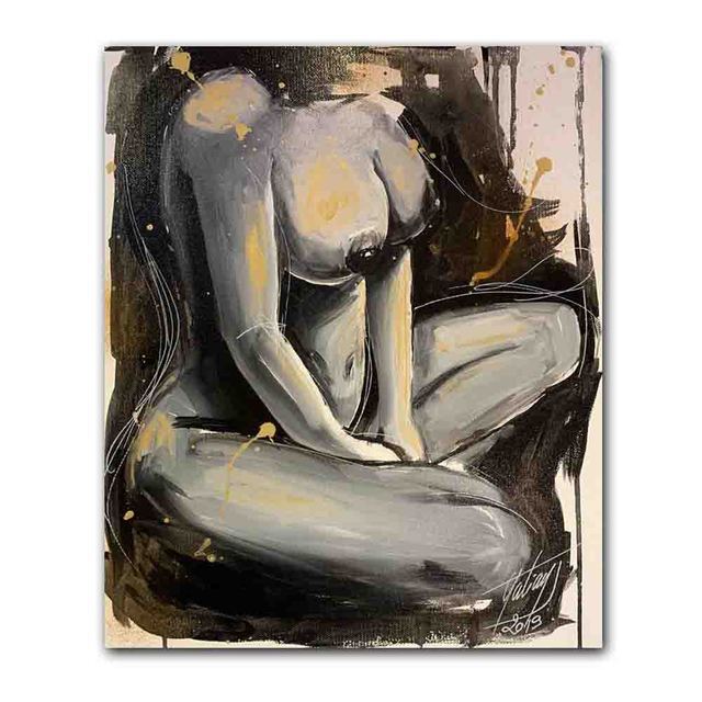 Oil Painting Woman Canvas Painting Home Decoration